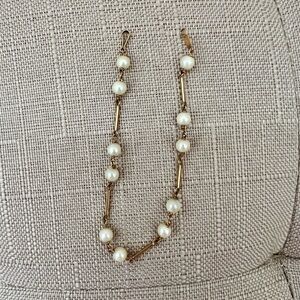 Pearl and 14k Gold Bracelet